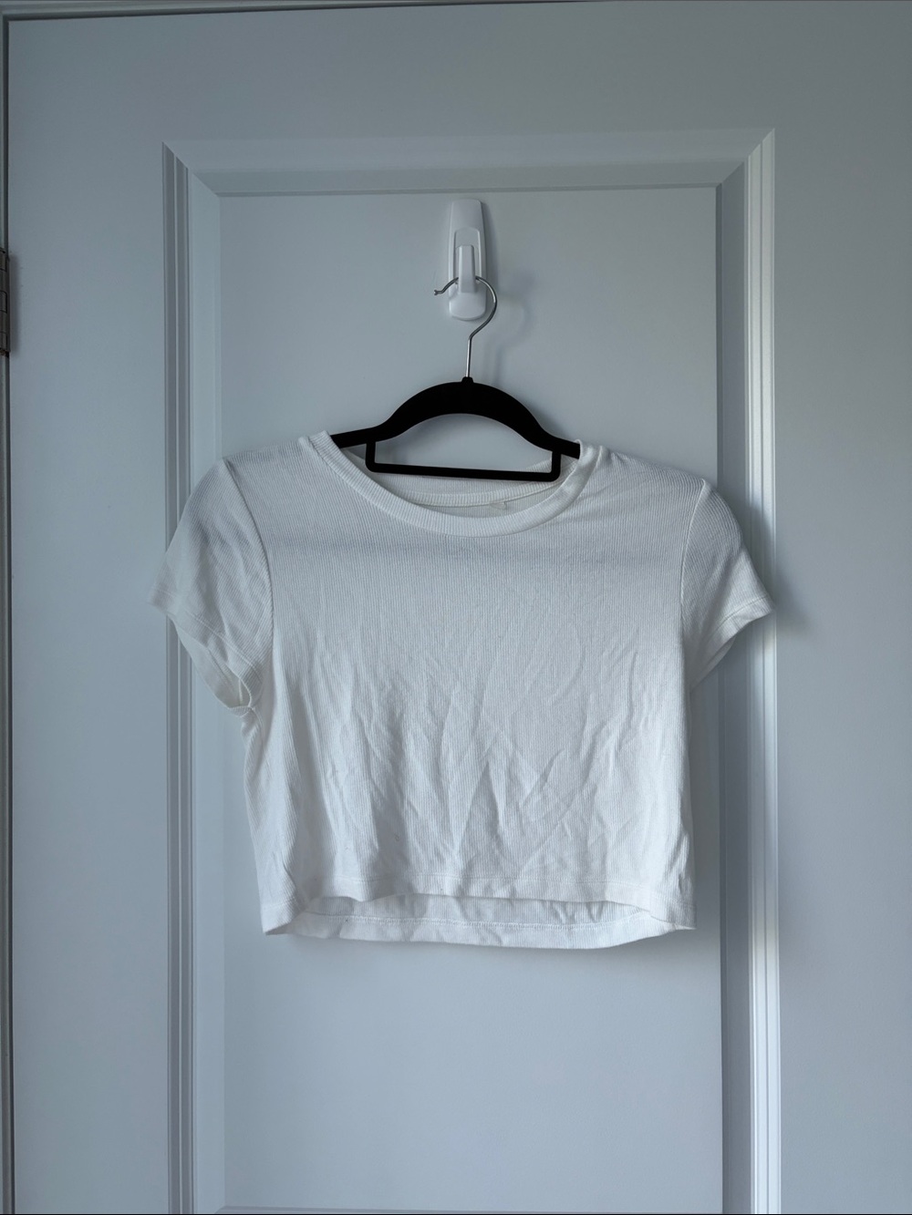 PACSUN White Ribbed Baby Tee